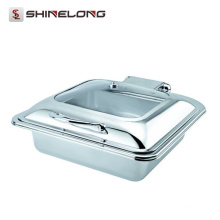 C059 alle Arten Großhandel Oblong Rolle Top Induktion Chafing Dishes für Catering zu verkaufen